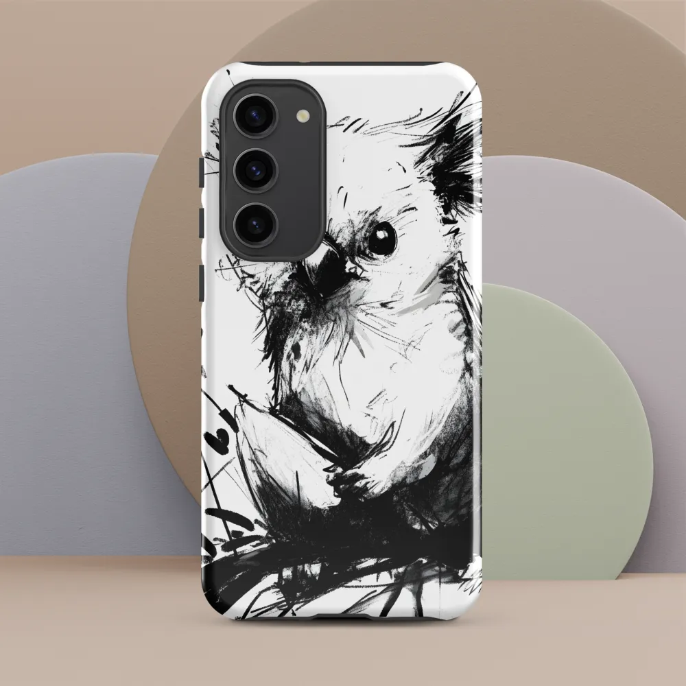 Whimsical Koala in Ink