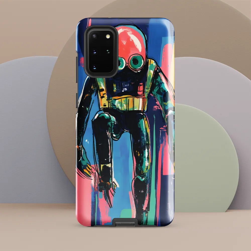 Diver in Vibrant Motion