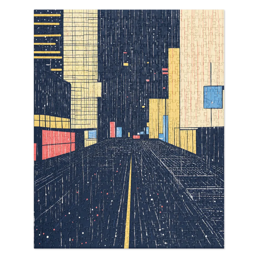 Urban Solitude: A Minimalist Perspective | Jigsaw Puzzle | 520 pieces