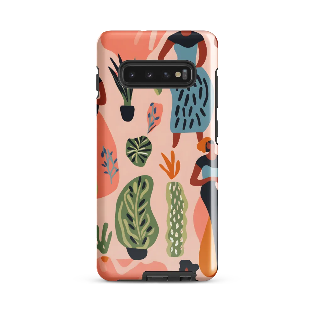 Harmony of Nature and Femininity | Phone Case |  S10 Plus | Tough Case | Glossy