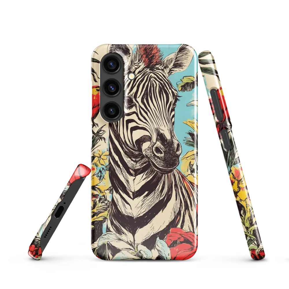 Zebra in Tropical Reverie