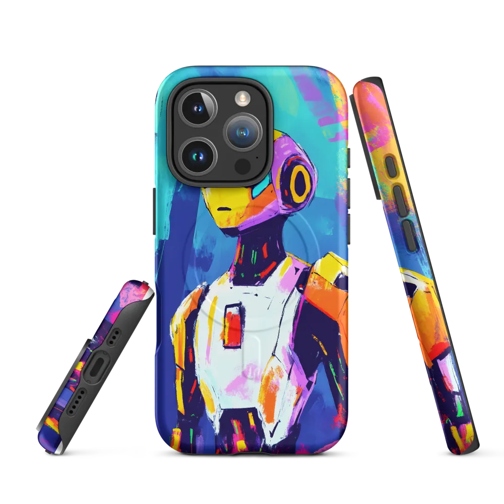 Curiosity of the Robot | Phone Case |  16 Pro | MagSafe® Tough Case | Matte
