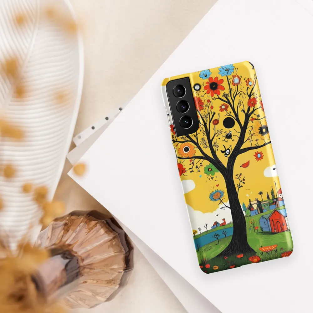 Whimsical Blooms of Life | Phone Case |  S21 Plus | Snap Case | Matte