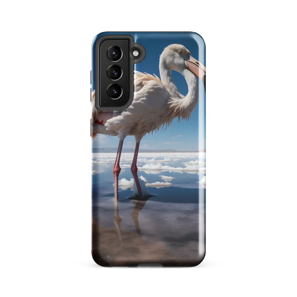 Graceful Solitude of a Flamingo
