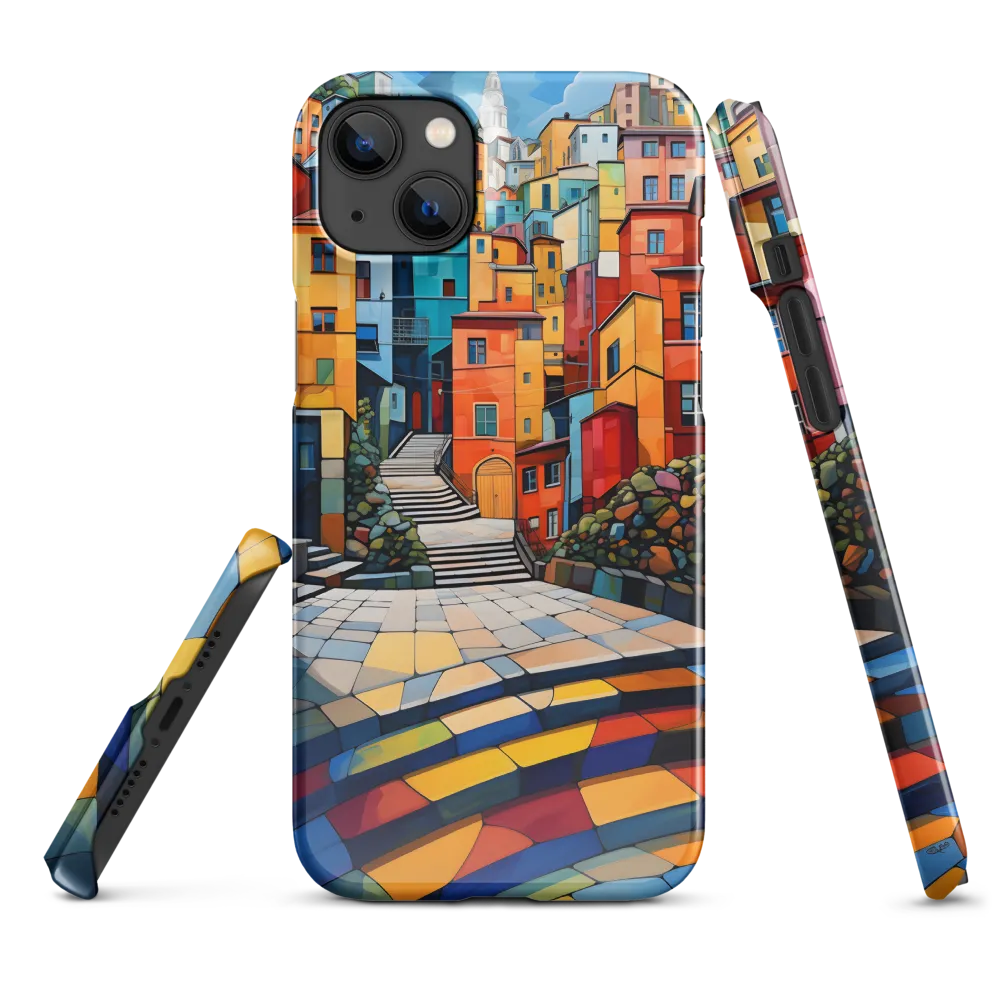Vibrant Village: A Cubist Journey