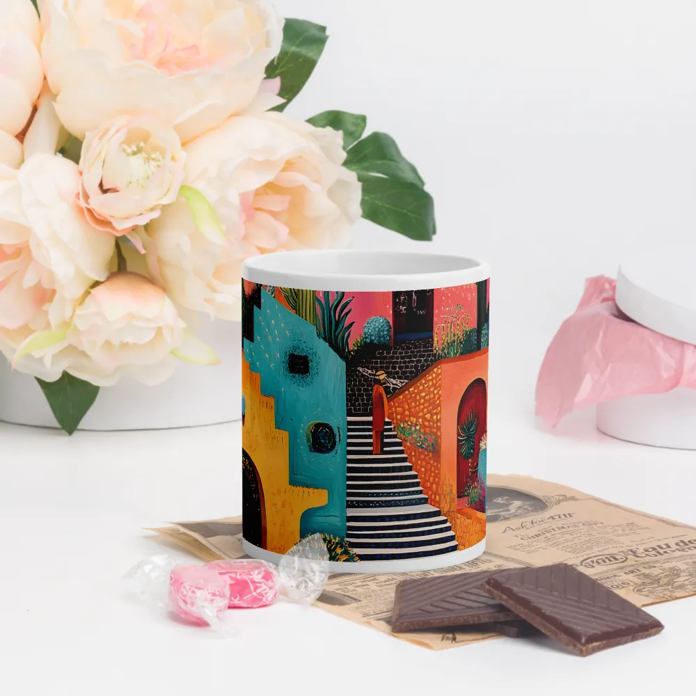 Colorful Architectural Harmony | Mugs | Multiple Sizes & Colors