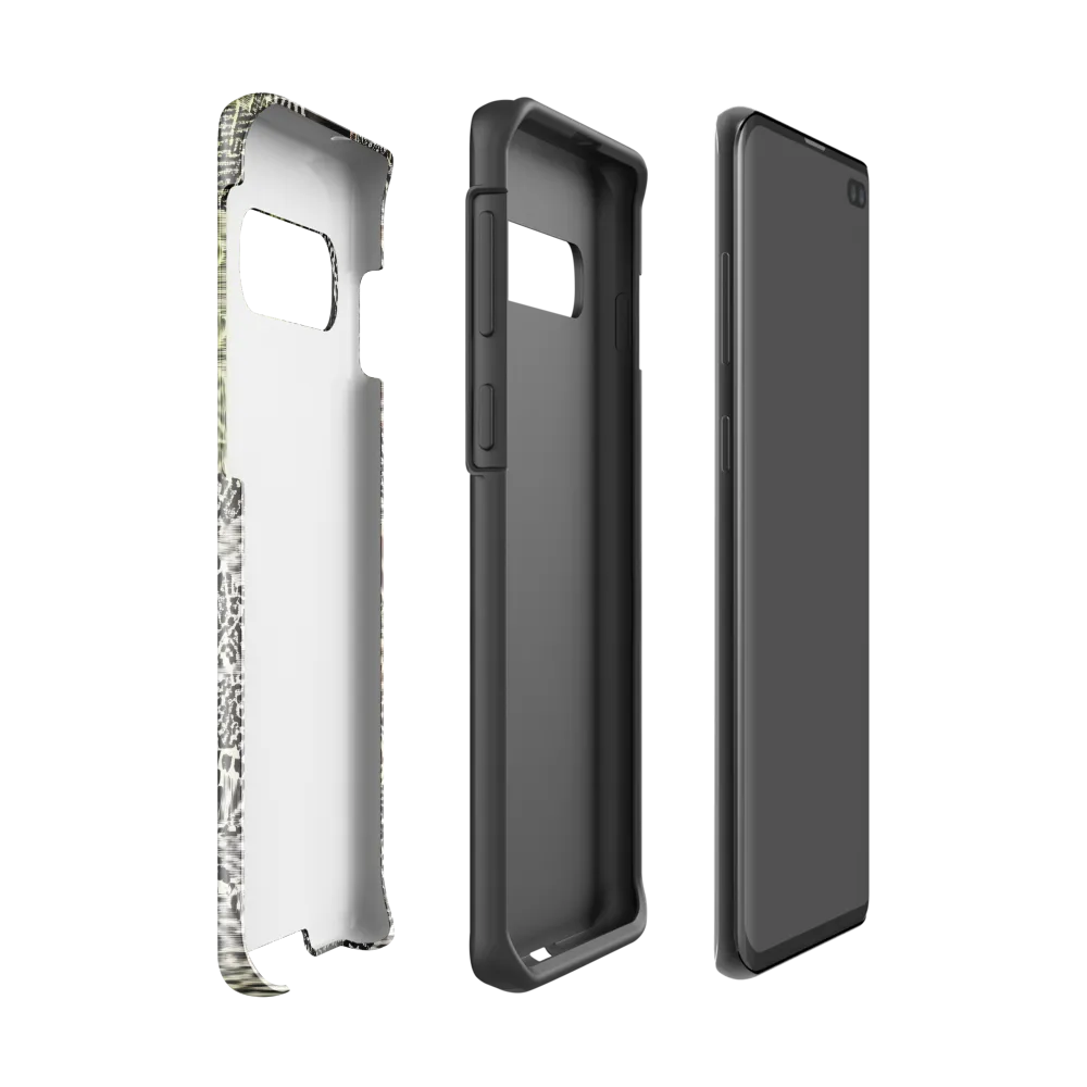 Elegance in Abstract Patterns | Phone Case |  S10 | Tough Case | Glossy