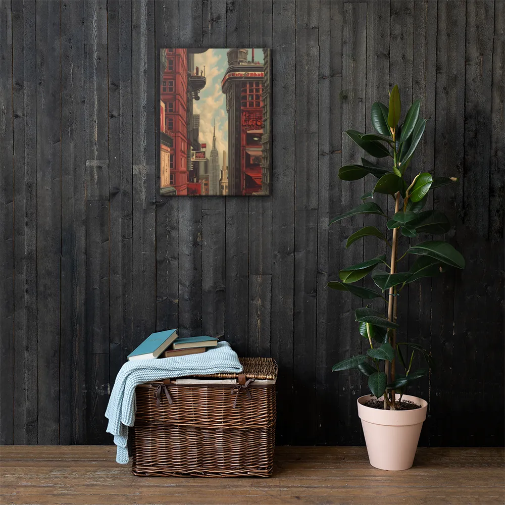 A Glimpse of Tomorrow: Urban Ambition | Canvas | 18″×24″