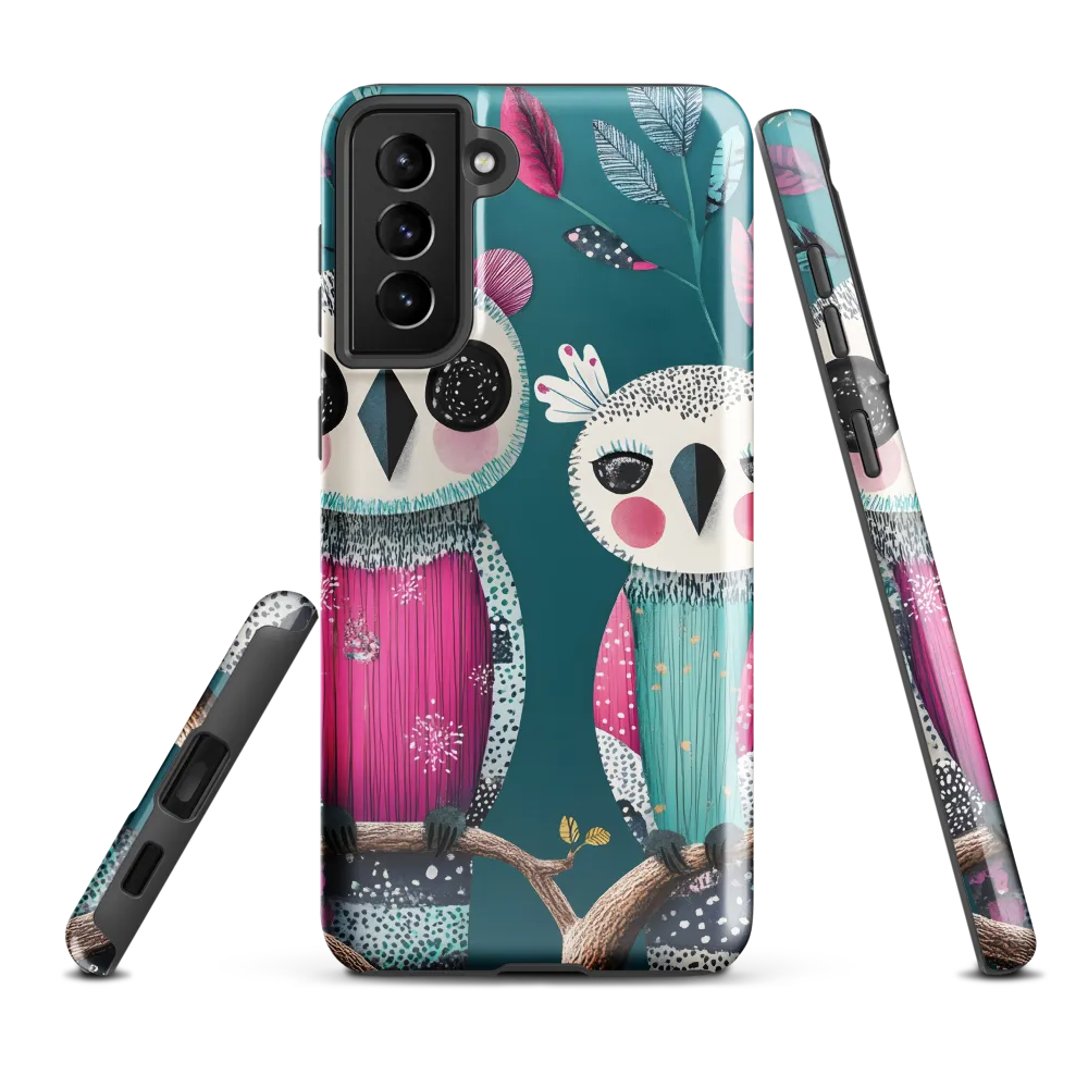 Whimsical Duo: A Celebration of Nature and Color