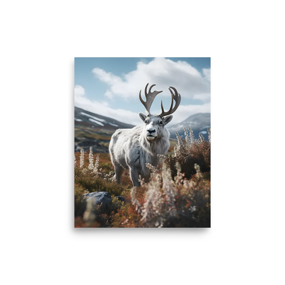 Majestic Harmony: The Reindeer in Nature | Poster | 8″×10″