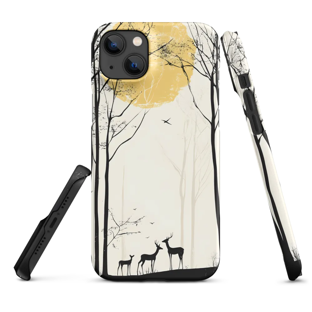 Silhouetted Serenity | Phone Case |  14 Plus | Snap Case | Matte
