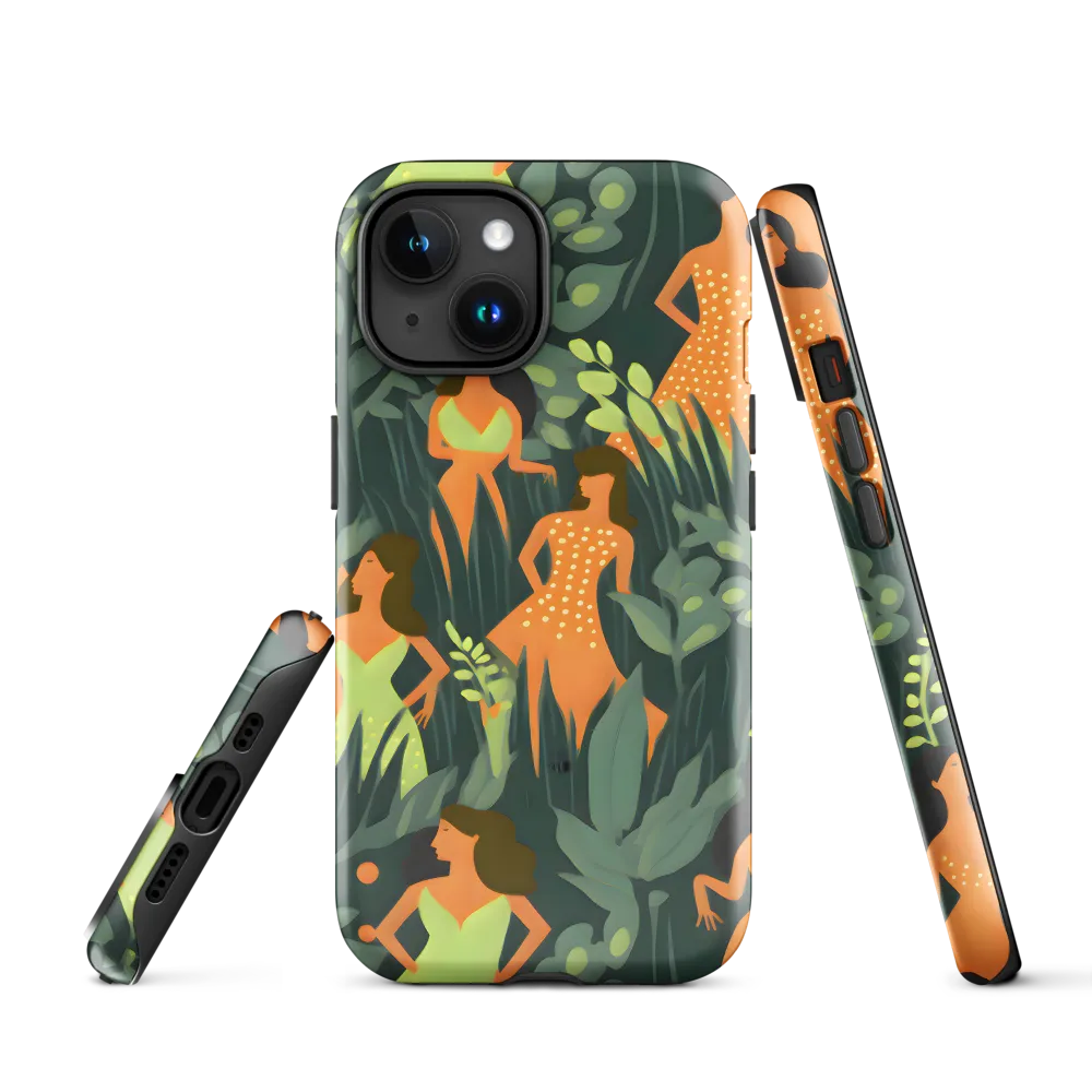 Playful Harmony in Patterns | Phone Case |  15 | Tough Case | Glossy