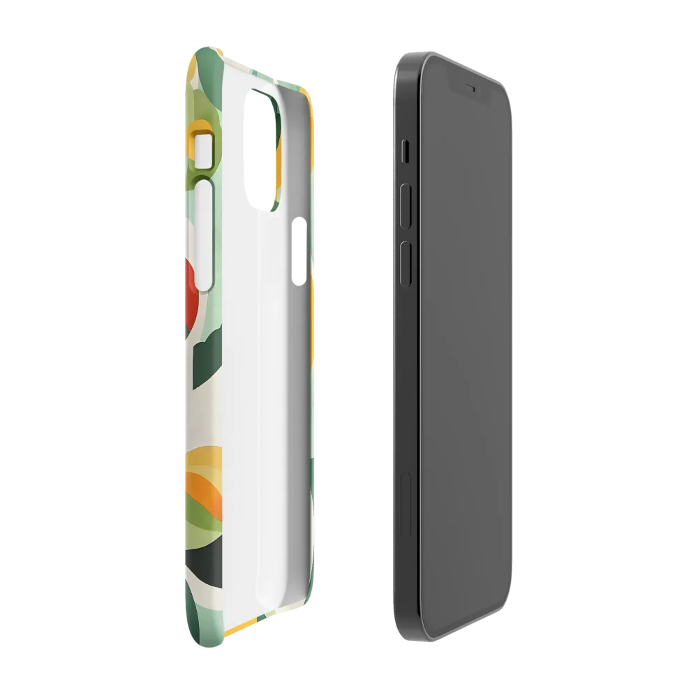 Harmony in Shapes: A Playful Abstract Design | Phone Case |  12 | Snap Case | Glossy