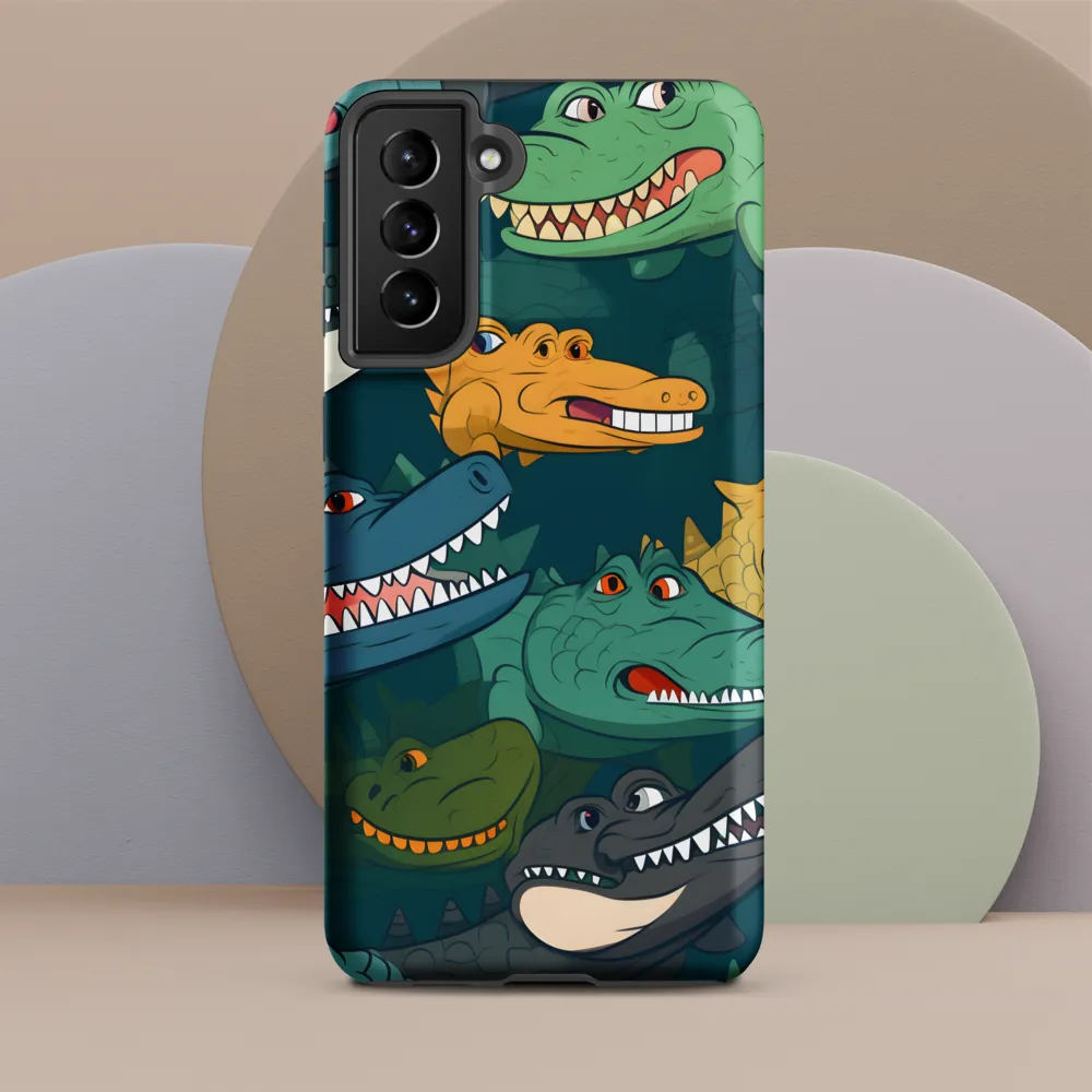 Cheerful Crocodilian Parade