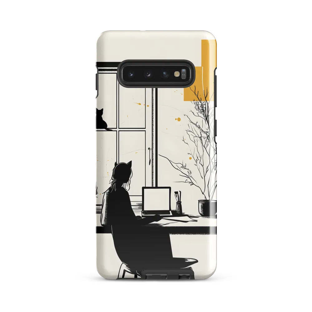 Contemplative Moments | Phone Case |  S10 Plus | Tough Case | Glossy