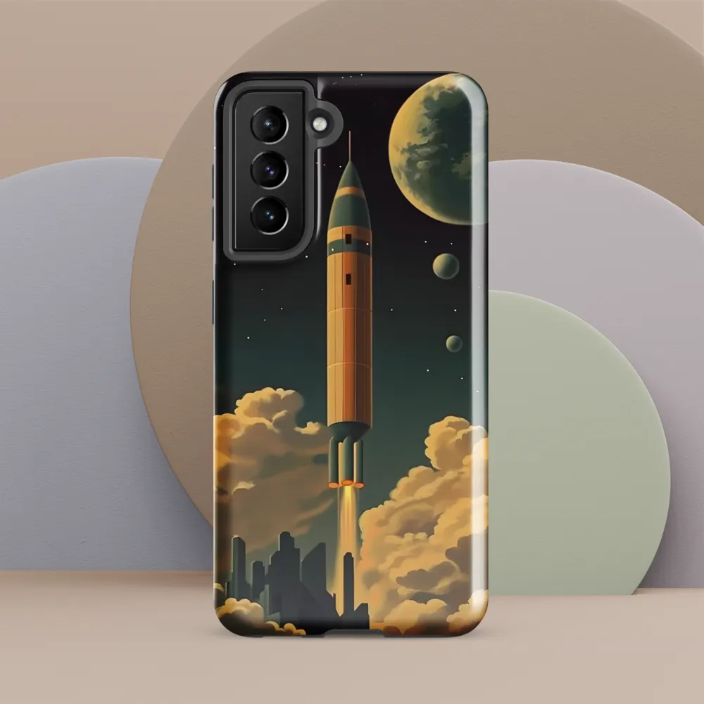 Journey Through the Cosmic Frontier | Phone Case |  S21 FE | Tough Case | Glossy