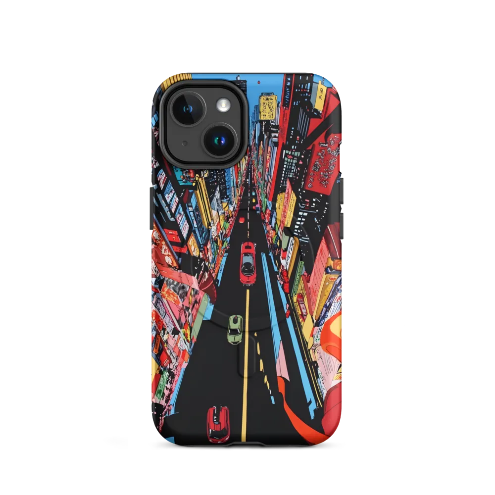 Urban Symphony: A Bird's-Eye View of Life | Phone Case |  14 | MagSafe® Tough Case | Matte
