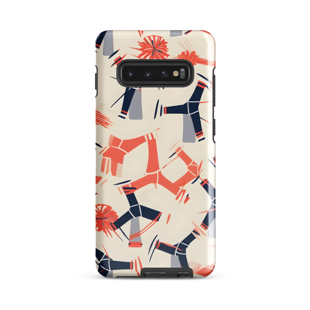 Whimsical Patterns of Nature and Femininity | Phone Case |  S10 Plus | Tough Case | Glossy