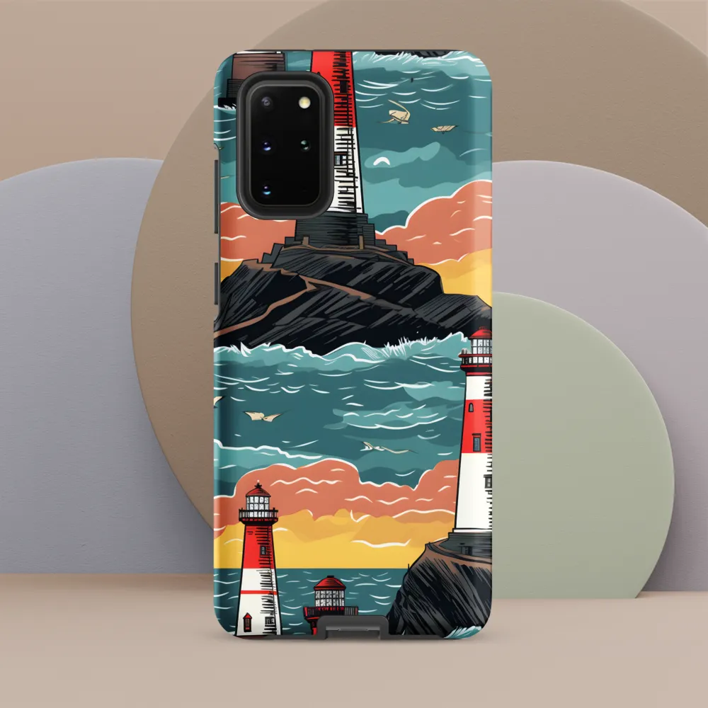 Lighthouses in a Whimsical Ocean