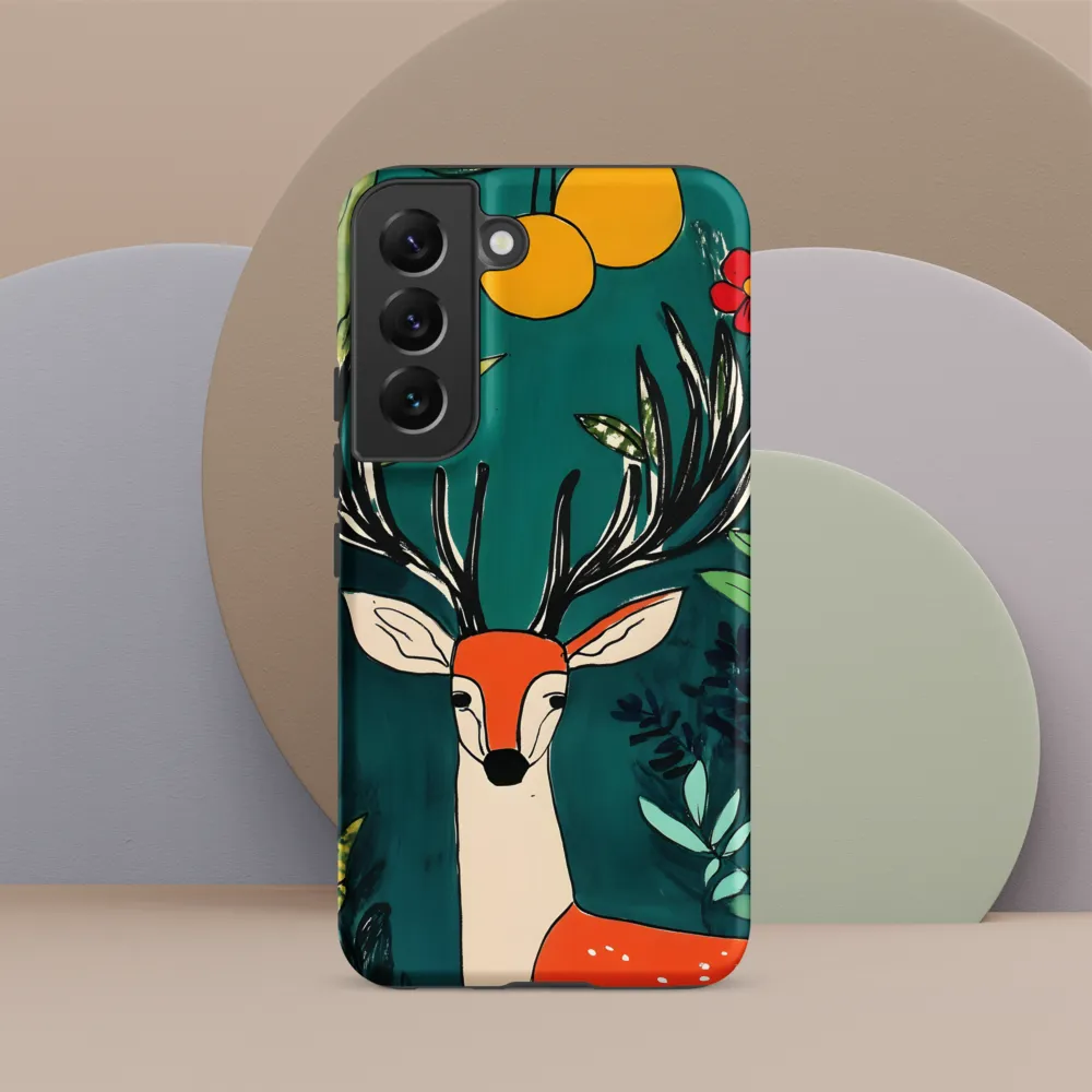 Nature's Embrace: The Majestic Deer | Phone Case |  S22 | Tough Case | Matte