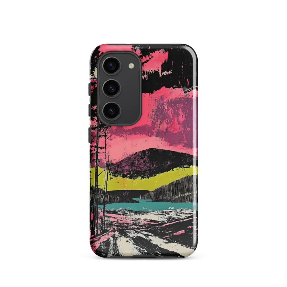 Vibrant Horizons: A Landscape in Contrast