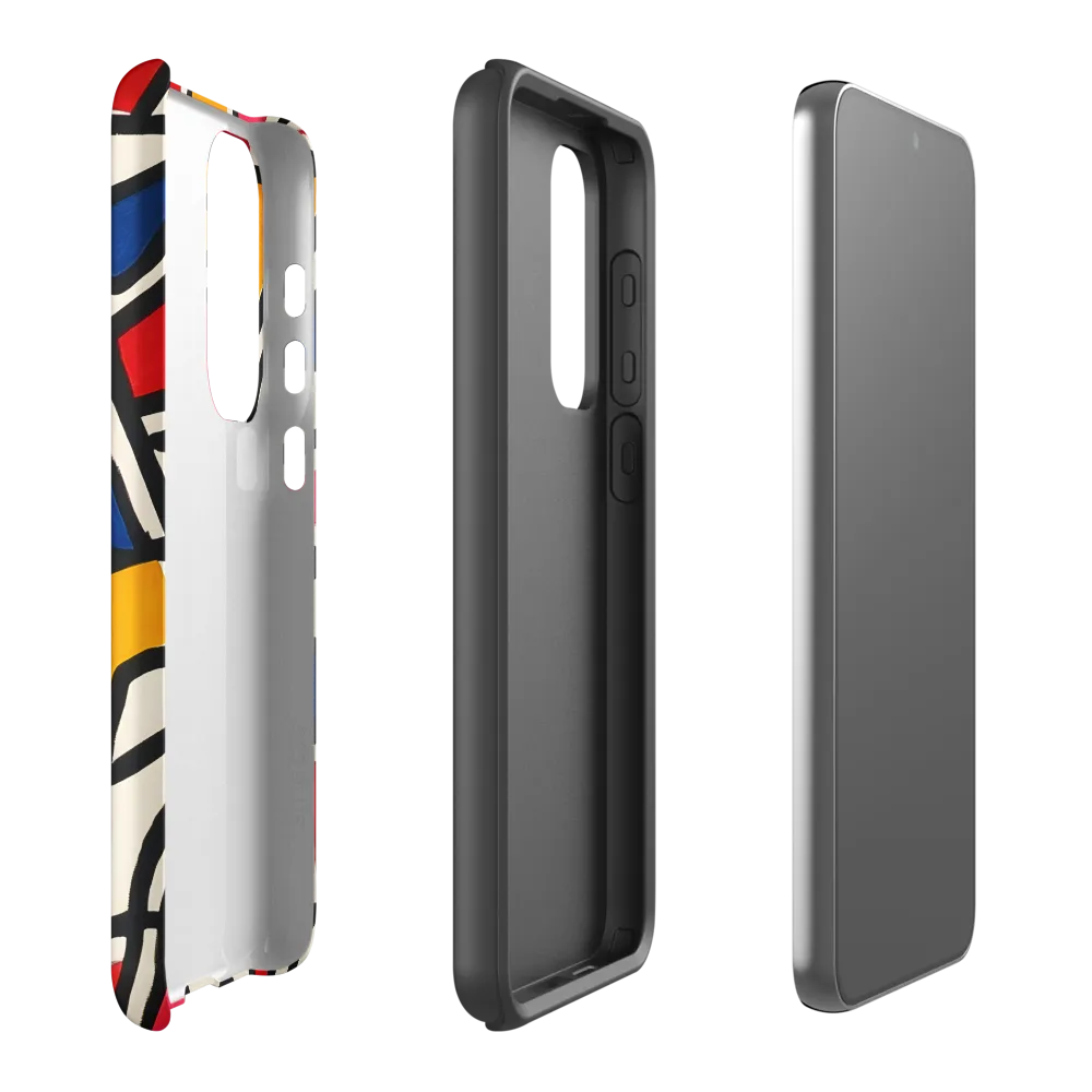 Vibrant Geometric Harmony | Phone Case |  S23 Plus | Tough Case | Matte