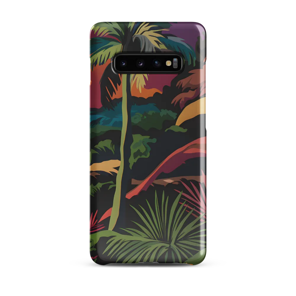 Tropical Sunset Escape | Phone Case |  S10 Plus | Snap Case | Glossy