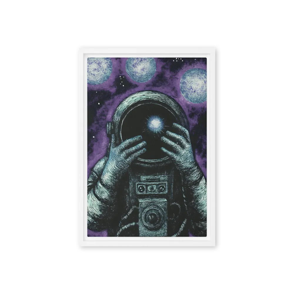 Beyond the Stars | Canvas with White Frame | 12″×18″