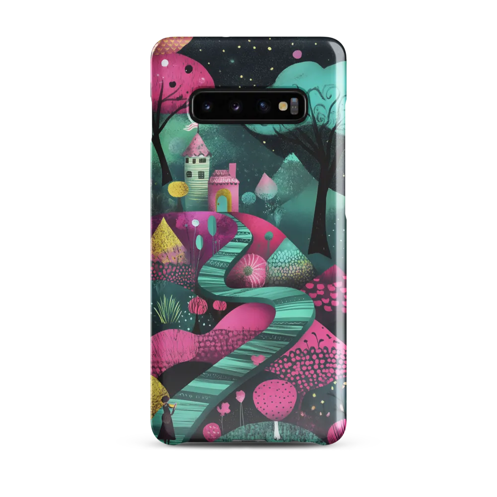 Whimsical Journey through Colorful Lands | Phone Case |  S10 Plus | Snap Case | Glossy