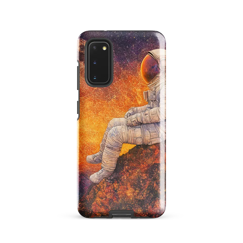 Cosmic Contemplation | Phone Case |  S20 | Tough Case | Glossy
