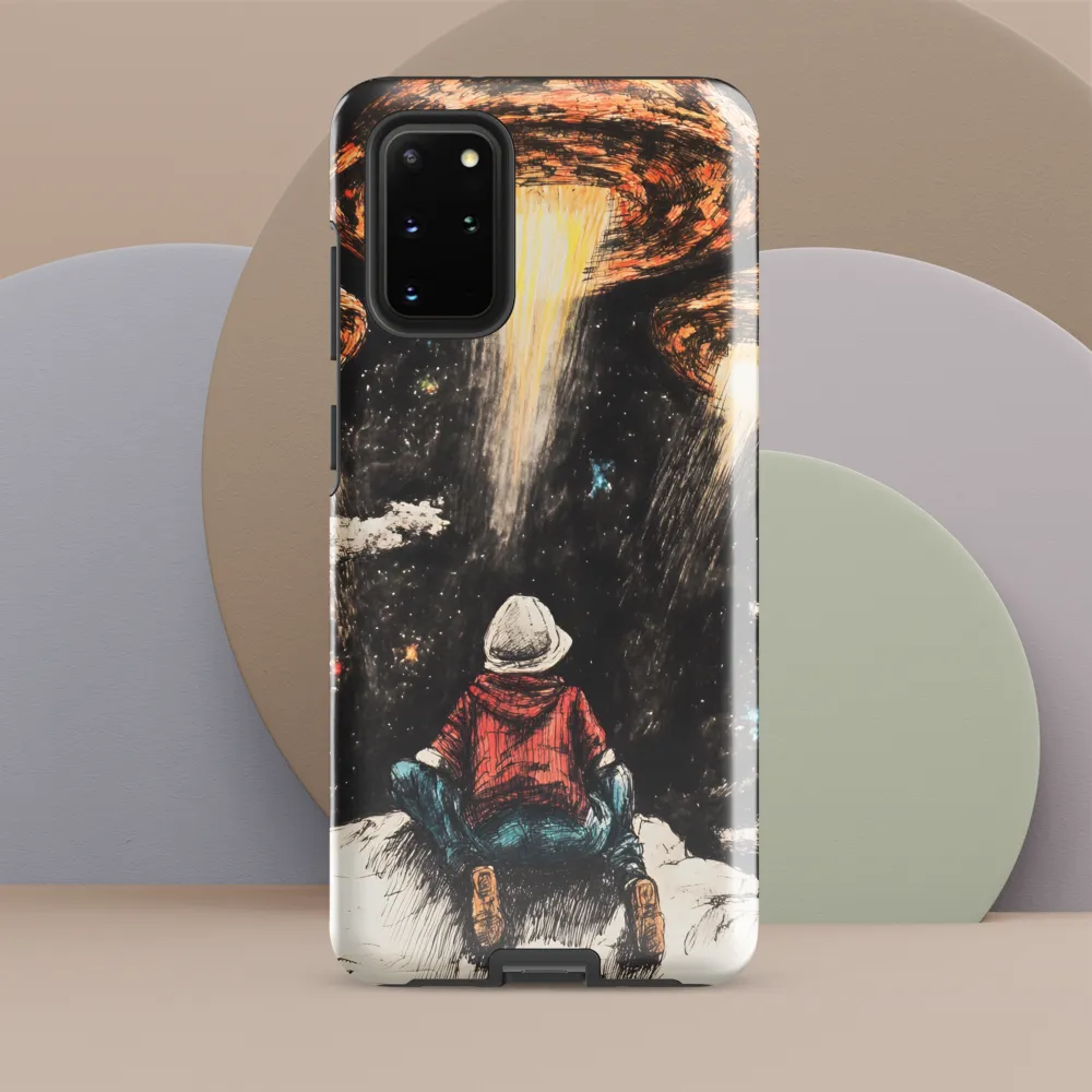 Gazing into the Unknown: A Child's Wonder in Space