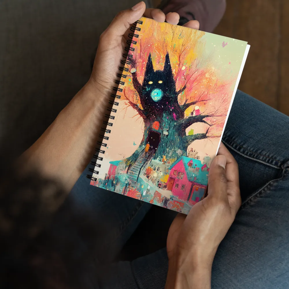 Whispers of the Enchanted Tree | Spiral Notebook