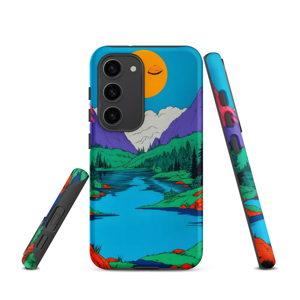 Whimsical Serenity in Vibrant Colors