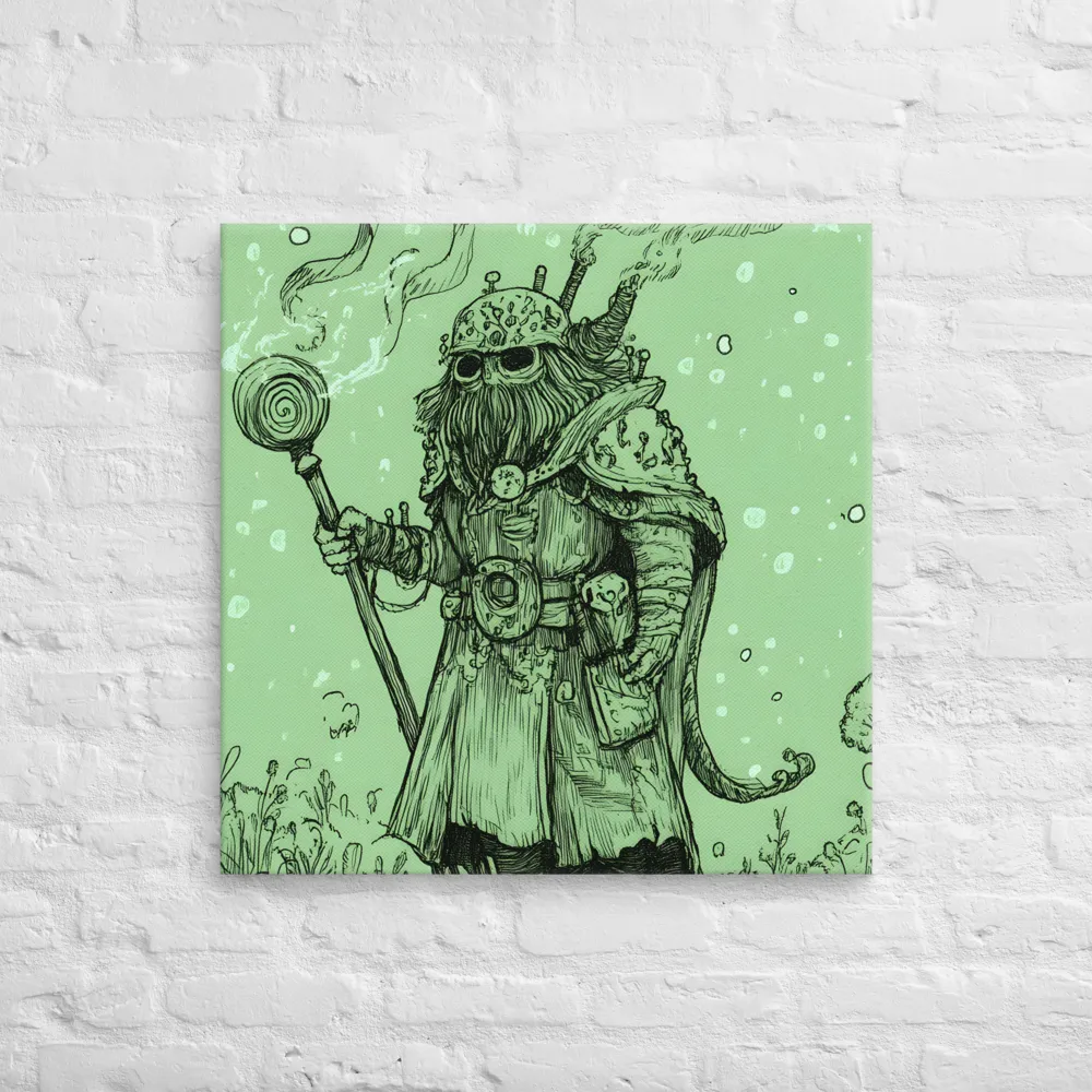The Enigmatic Wizard | Canvas | 28″×28″