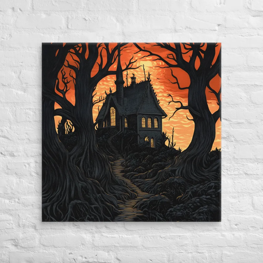 Whispers of the Enchanted House | Canvas | 32″×32″