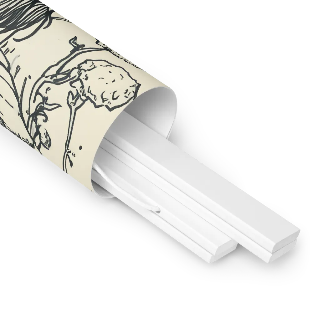 A Young Guardian of Nature | Poster With White Wood Hanger | 16″×16″