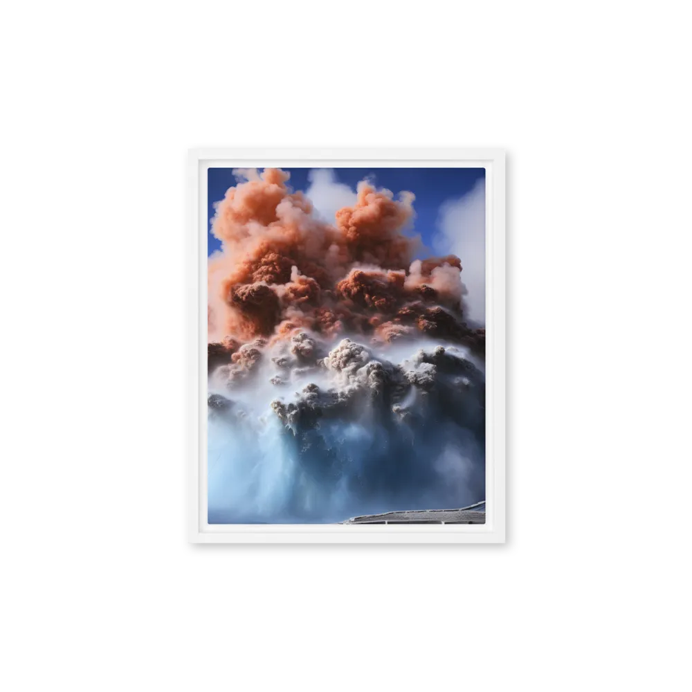 Eruption of Elements | Canvas with White Frame | 11″×14″