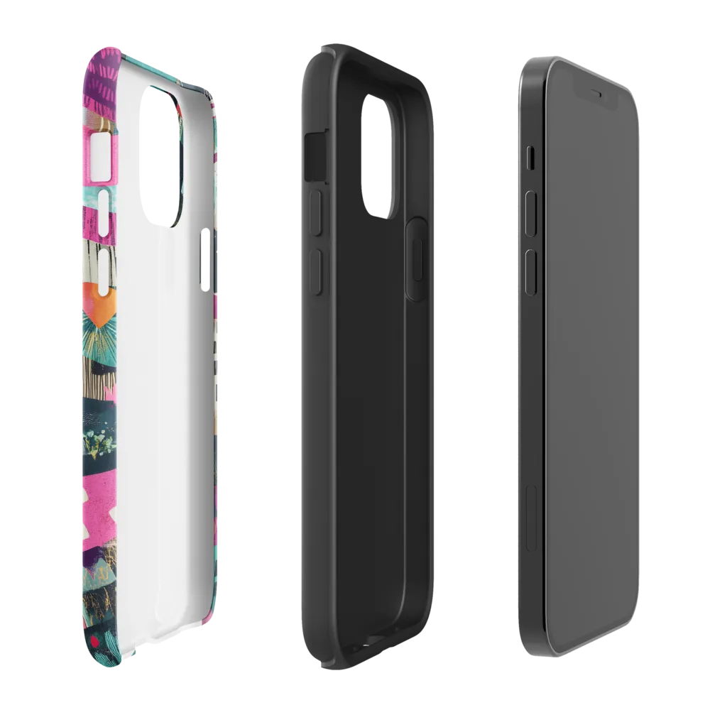 Whimsical Journey Through a Vibrant Landscape | Phone Case |  12 | Tough Case | Matte