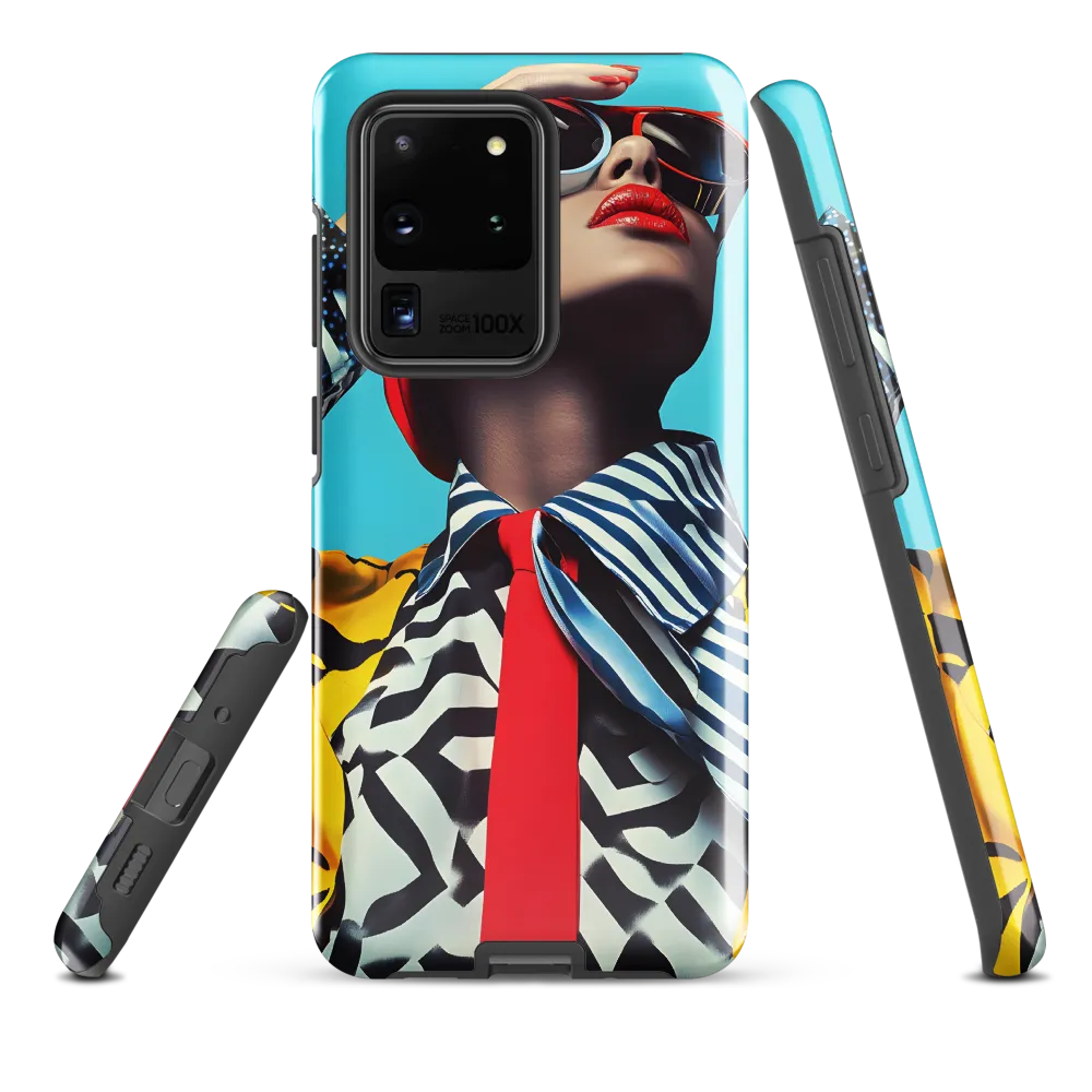Chic Confidence in Bold Patterns