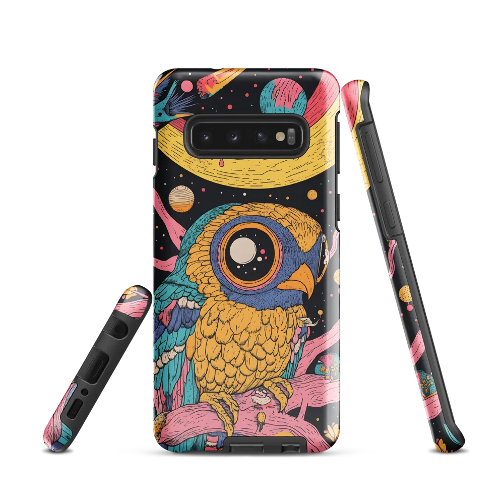 Whimsical Cosmic Owl