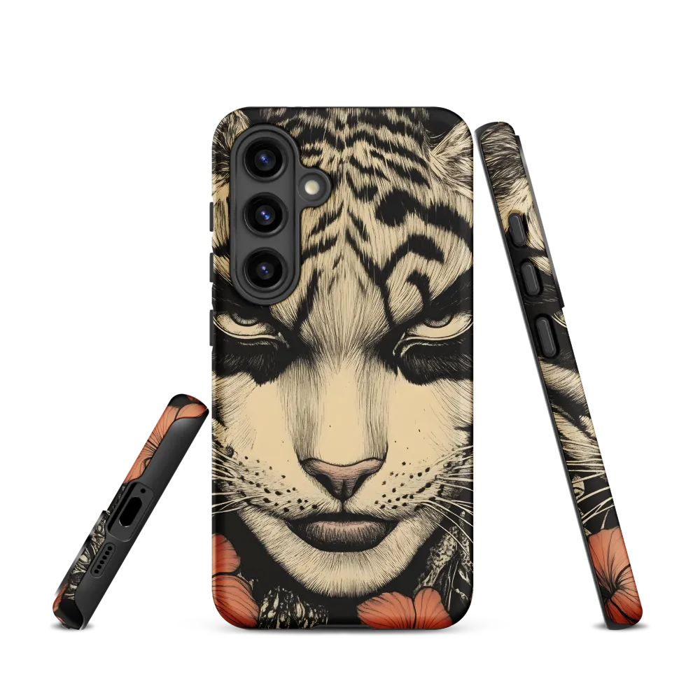 Feline Majesty: The Human-Leopard Connection | Phone Case |  S24 | Tough Case | Matte