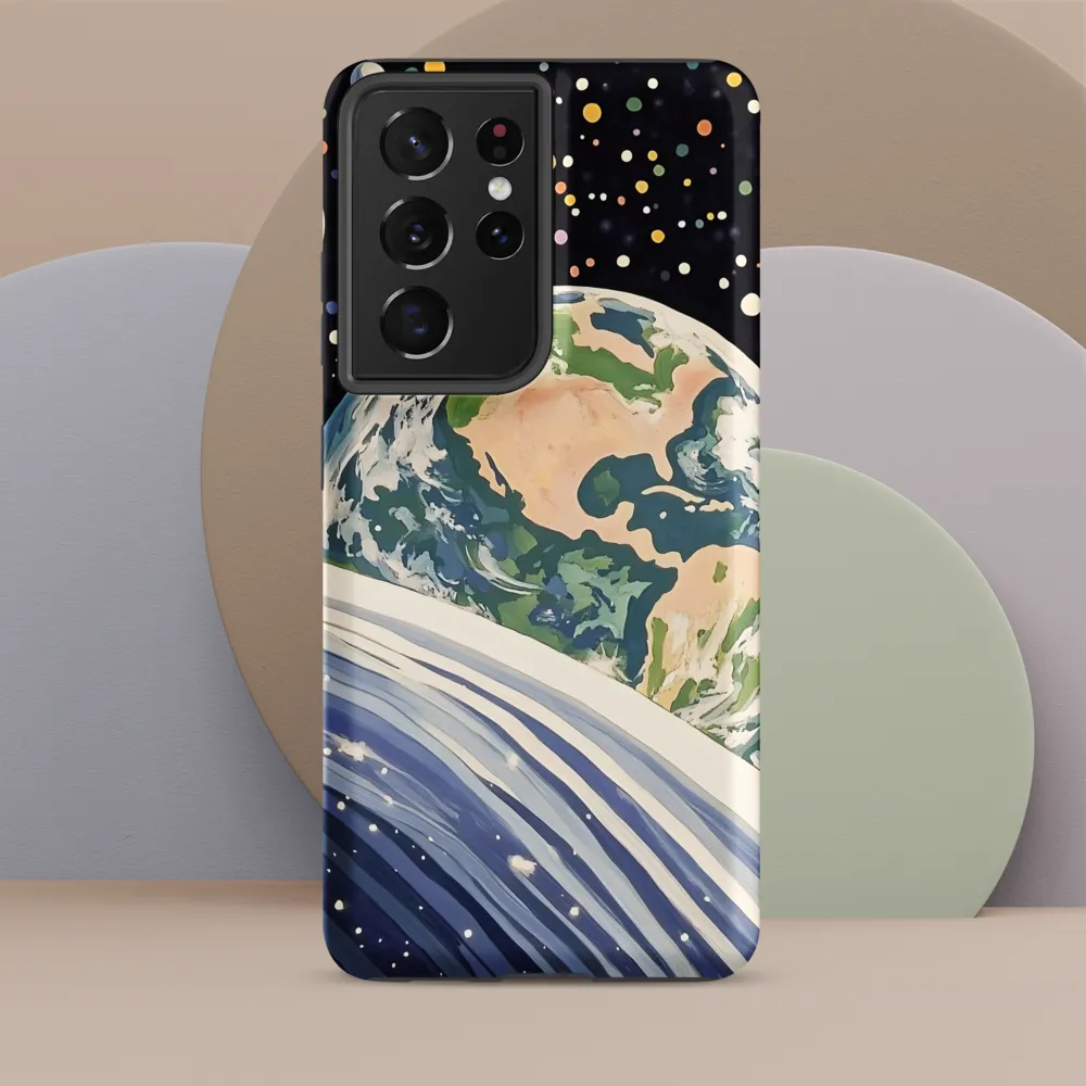 Celestial View: A Surreal Journey Through Space