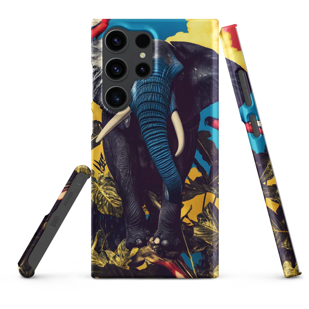 Elephant Dreams in Vibrant Colors | Phone Case |  S23 Ultra | Snap Case | Matte