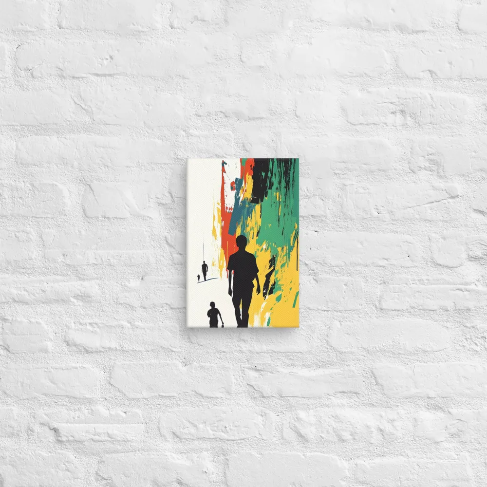 Journey of Silhouettes | Canvas | 8″×12″