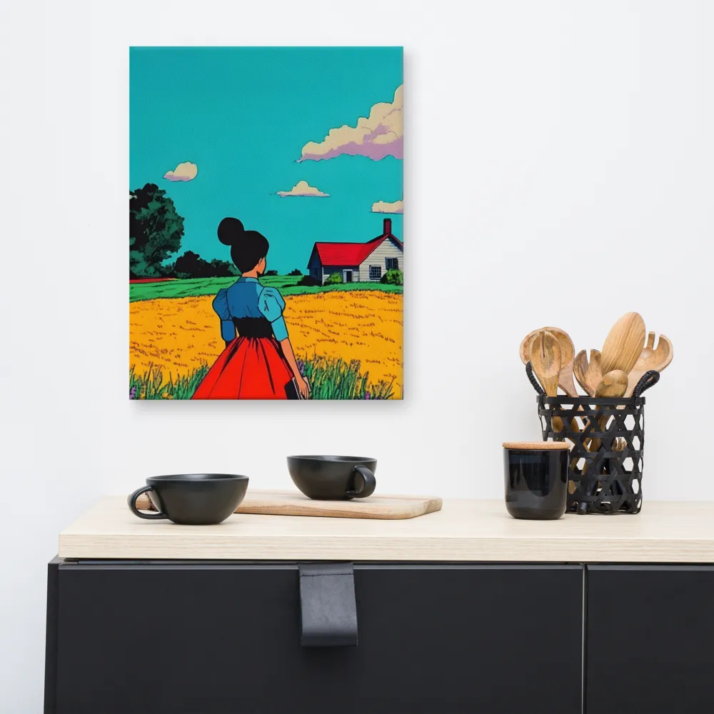 Whispers of a Sunlit Meadow | Canvas | 16″×20″