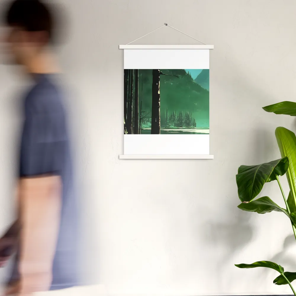 Reflections of Tranquility | Poster With White Wood Hanger | 18″×24″