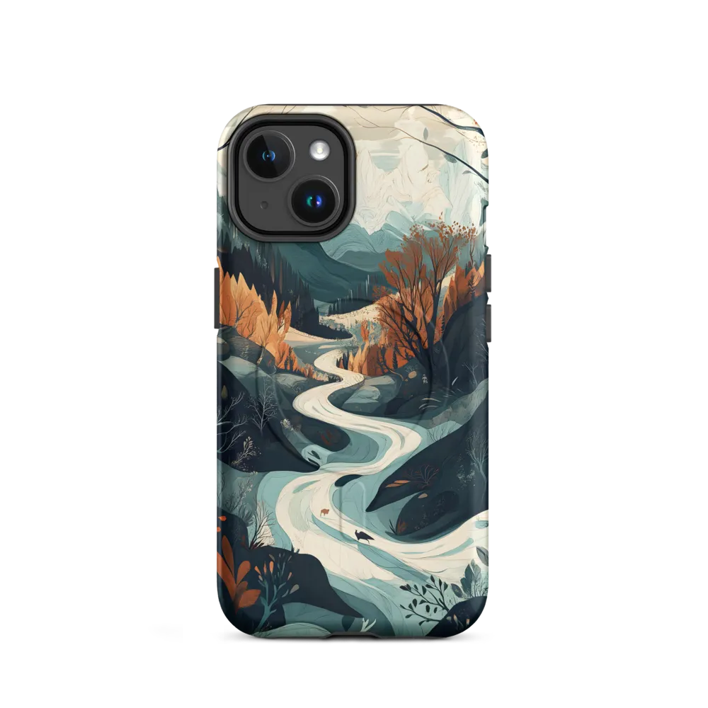 Winding Serenity: A Digital Landscape
