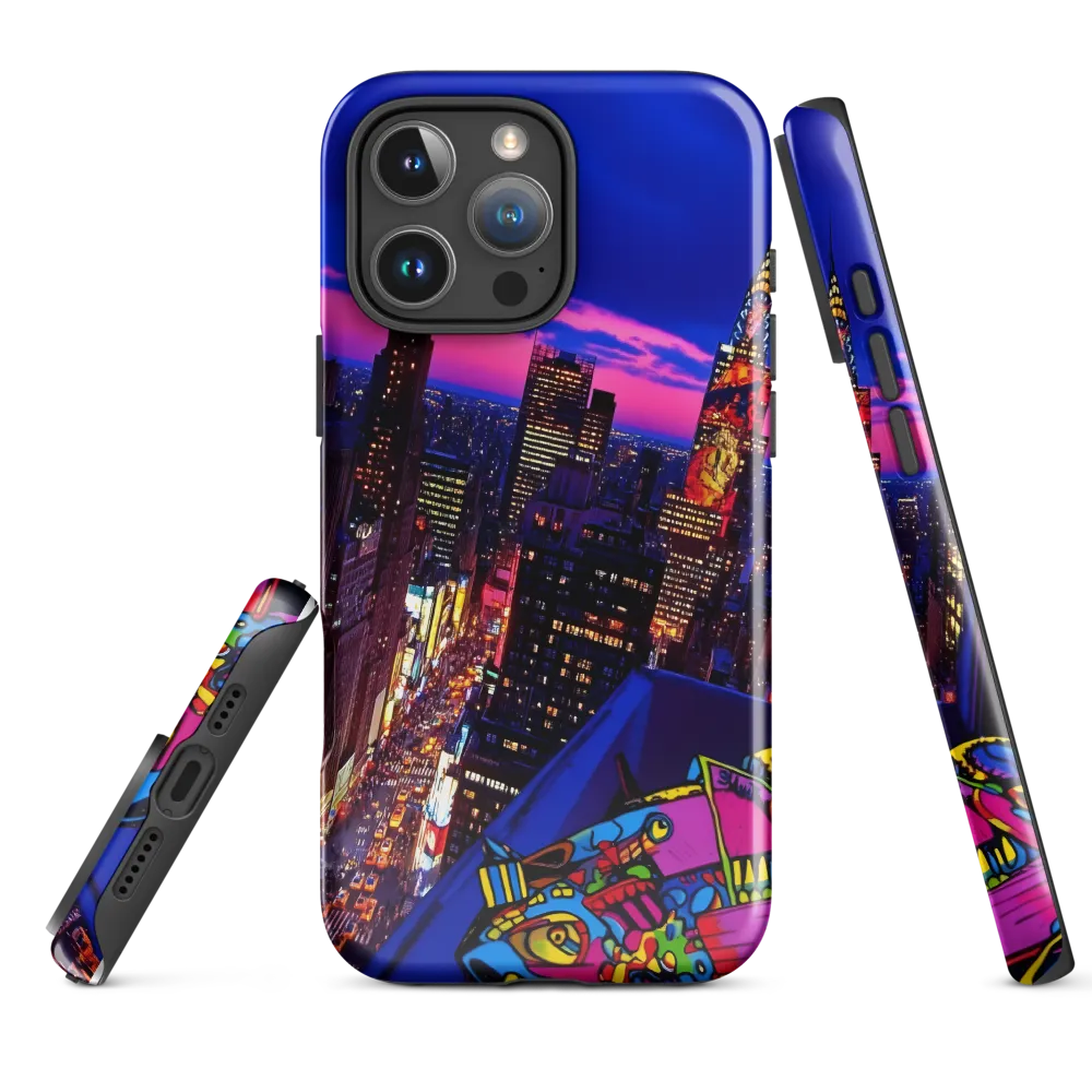 Neon Twilight: A City in Vibrance
