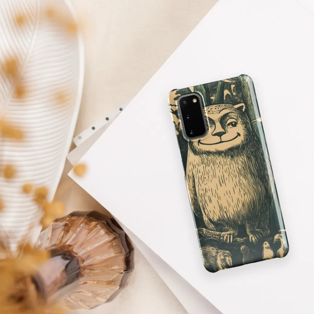 Forest Guardian: A Whimsical Encounter | Phone Case |  S20 | Snap Case | Glossy