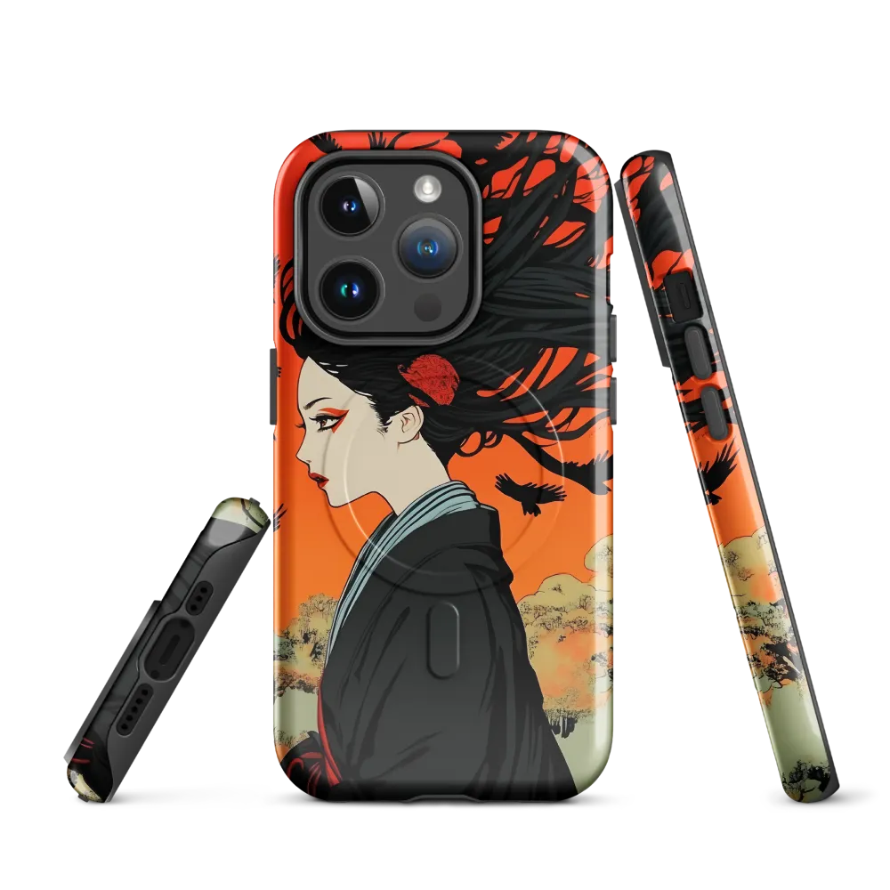 Whispers of Shadows | Phone Case |  14 Pro | MagSafe® Tough Case | Glossy